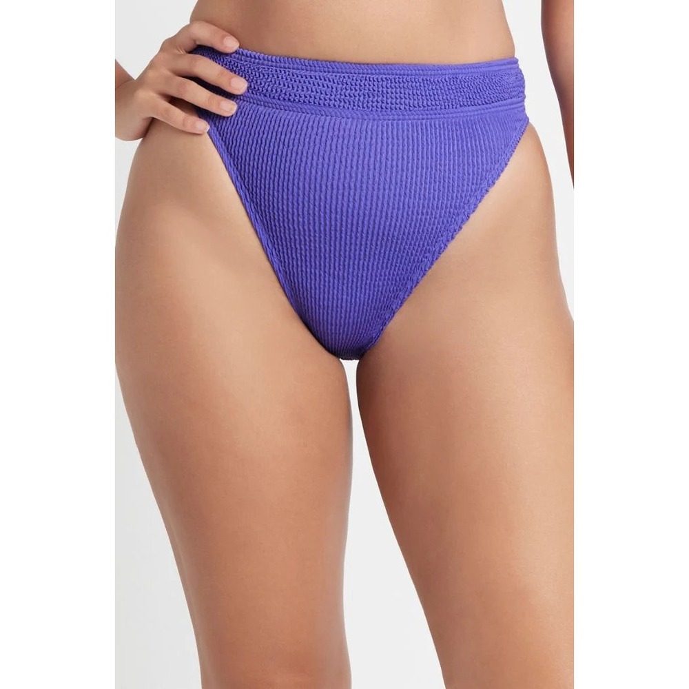 NEW $95 BOUND by Bond-Eye‎ [ OS ] Savannah High Waist Bikini Bottoms Purple 6924